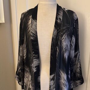All Saints Feather Print Kimono